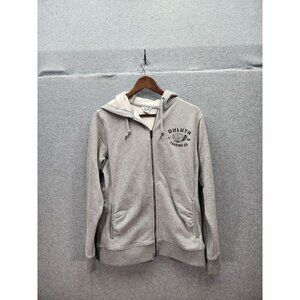 Duluth Trading Co. Gray Zip-Up Hoodie Sweatshirt